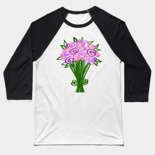 Flower Bouquet Baseball T-Shirt